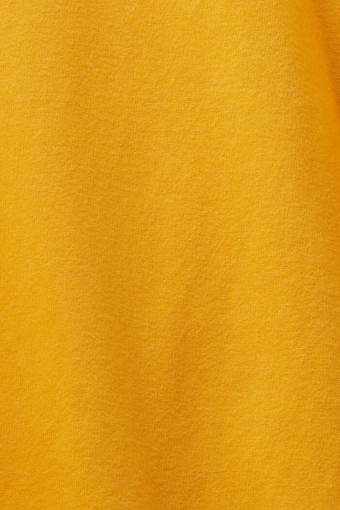 Tričko s dlouhým rukávem a kulatým výstřihem, GOLDEN ORANGE, detail image number 6