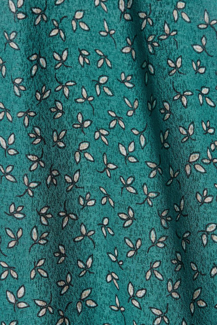 Žerzejová sukně v délce maxi, s potiskem, TEAL GREEN, detail image number 4