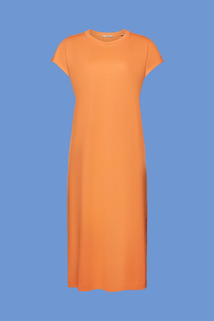 Midi šaty z žerzeje, ORANGE, detail image number 6