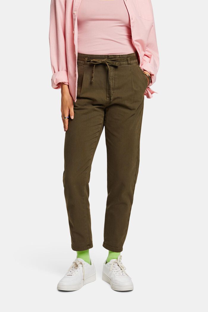 Kalhoty chino, KHAKI GREEN, detail image number 0