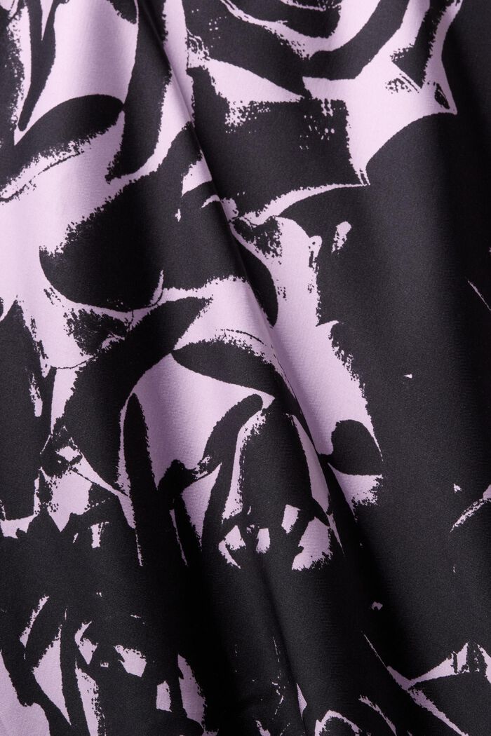 Saténová midi sukně s potiskem, NEW BLACK, detail image number 5