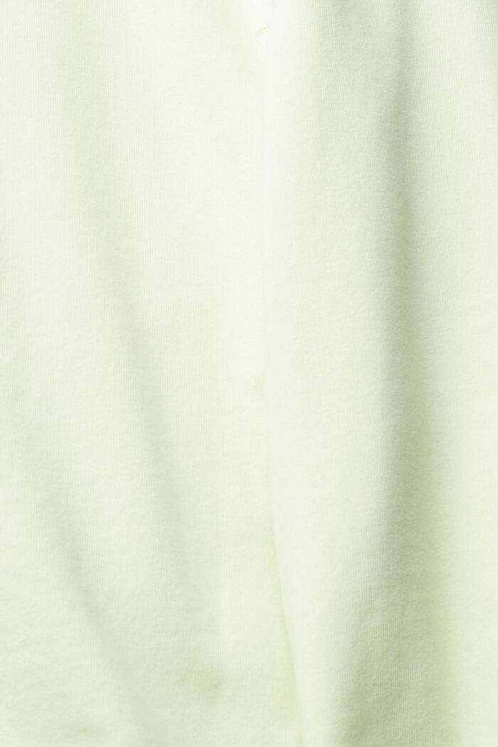 Z recyklovaného materiálu: teplákové šortky s našitým logem, LIGHT GREEN, detail image number 5