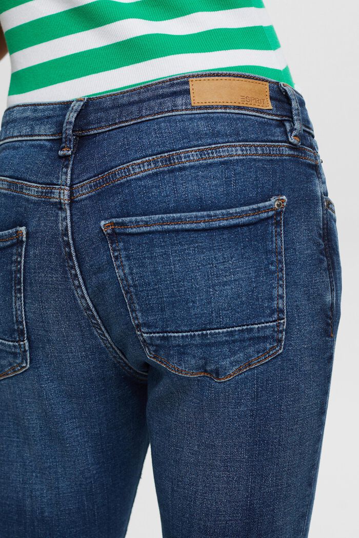Strečové džíny z bio bavlny, BLUE MEDIUM WASHED, detail image number 3