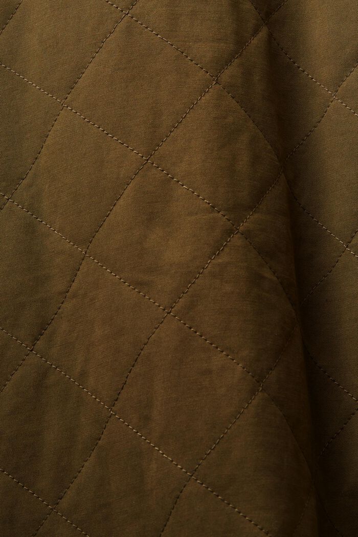 Prošívaná košilová bunda, KHAKI GREEN, detail image number 5
