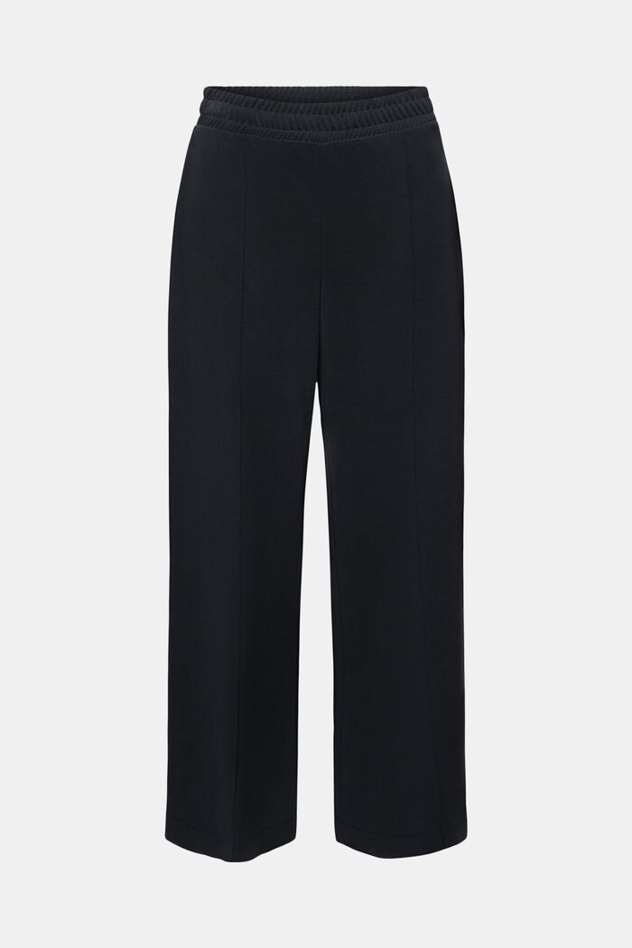 Široké kalhoty s puky a bez zapínání, BLACK, detail image number 5
