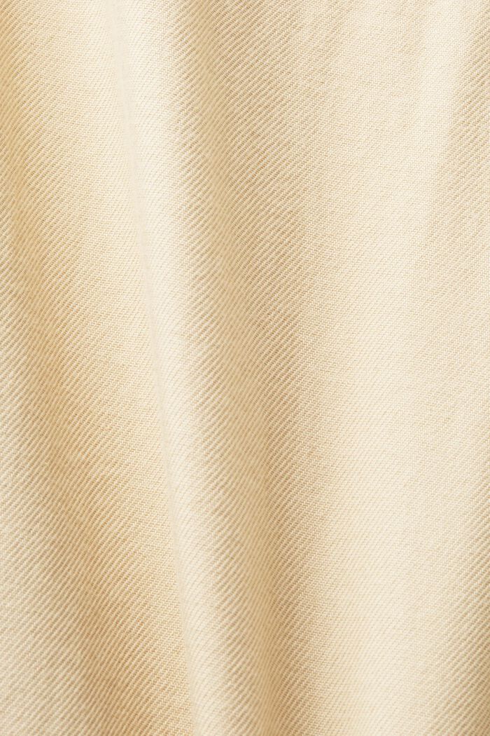 Keprová košilová bunda, 100% bavlna, SAND, detail image number 4