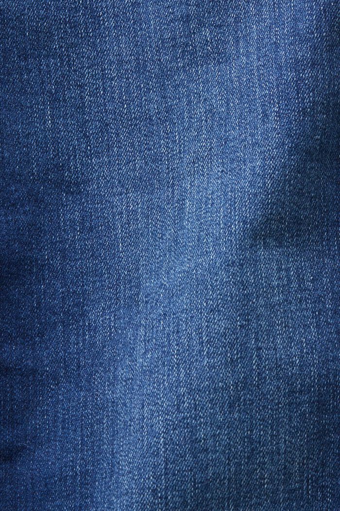 Slim džíny se střední výškou pasu, BLUE DARK WASHED, detail image number 6