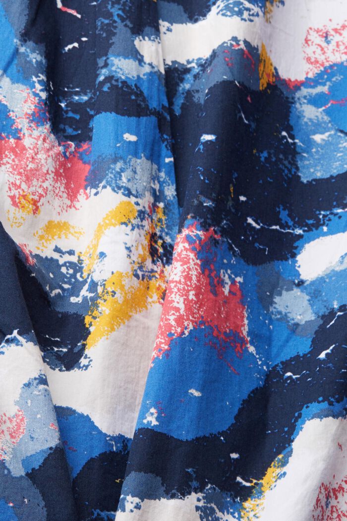 Košile s krátkým rukávem a se vzorem, BRIGHT BLUE, detail image number 4