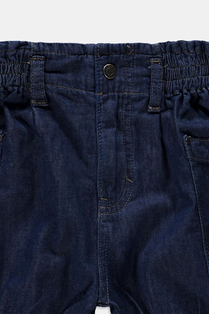 Džínové šortky s pasem na gumu, 100% bavlna, BLUE MEDIUM WASHED, detail image number 2