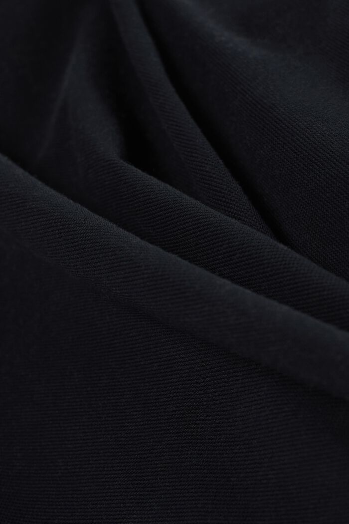 Piké polokošile z pima bavlny, BLACK, detail image number 4