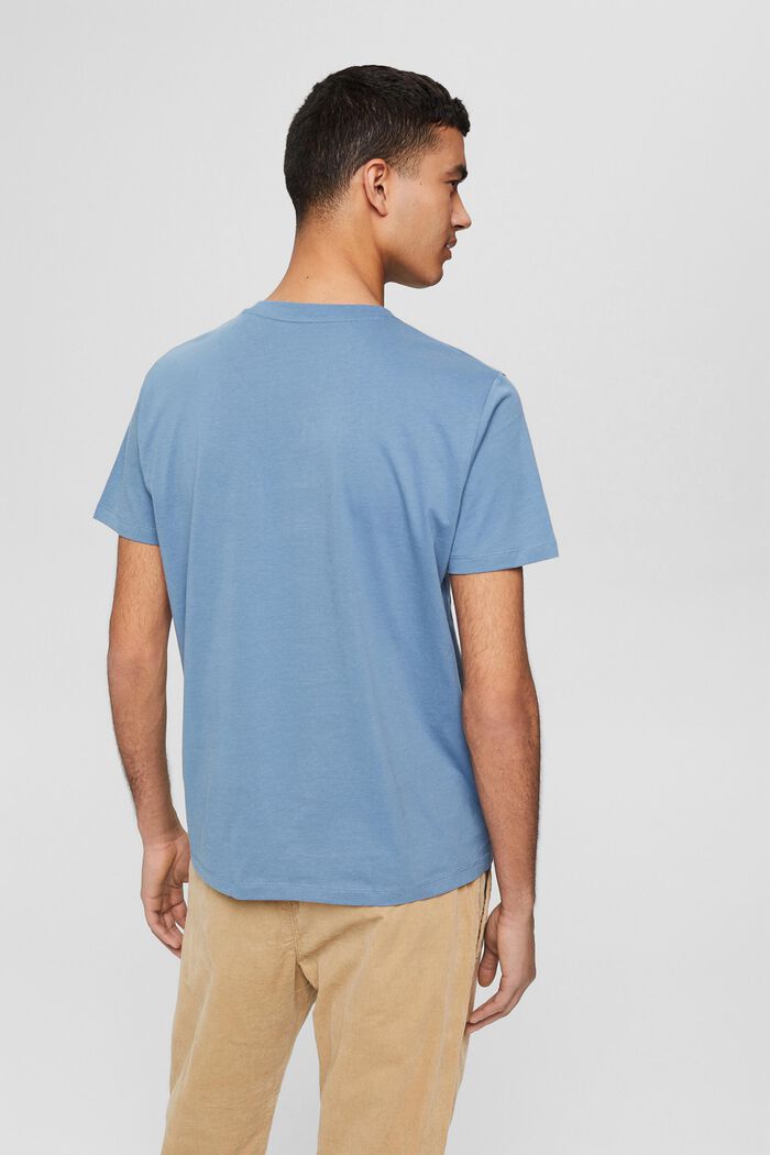 Žerzejové tričko s potiskem logem, BLUE, detail image number 3