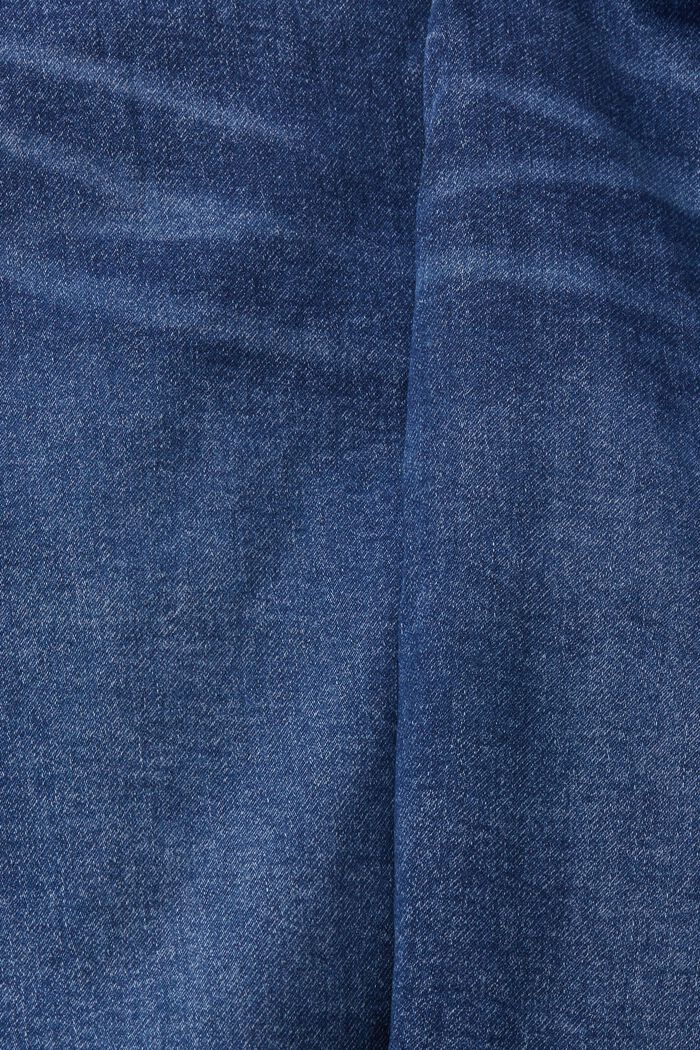 Džínové šortky ze směsi s bio bavlnou, BLUE MEDIUM WASHED, detail image number 4