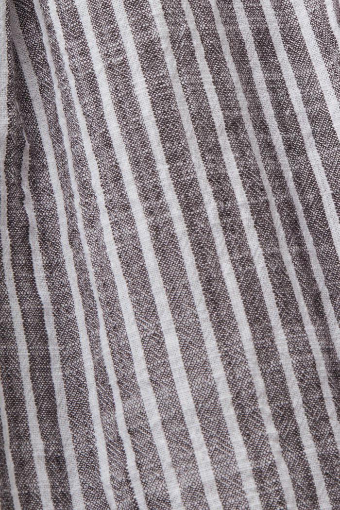 Pruhovaná halenka s krátkým rukávem, 100% bavlna, ANTHRACITE, detail image number 5