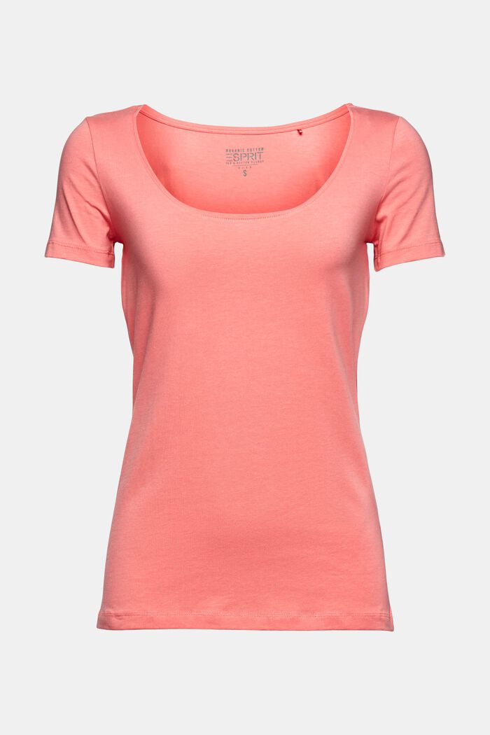 Fashion T-Shirt, CORAL RED, overview
