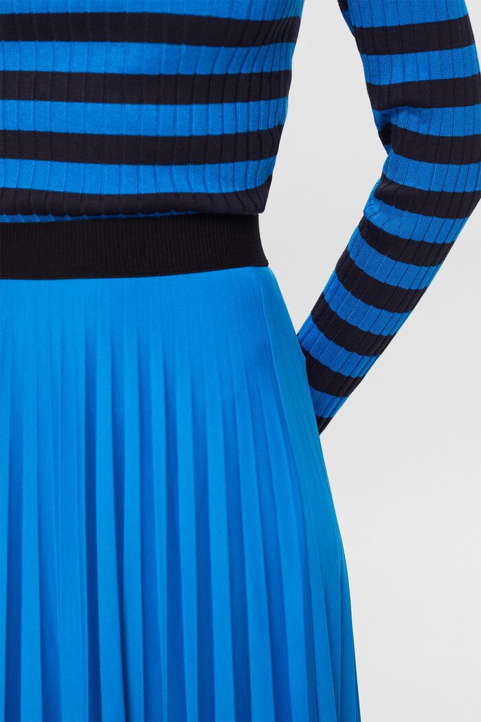 Plisovaná midi sukně, BLUE, detail image number 2