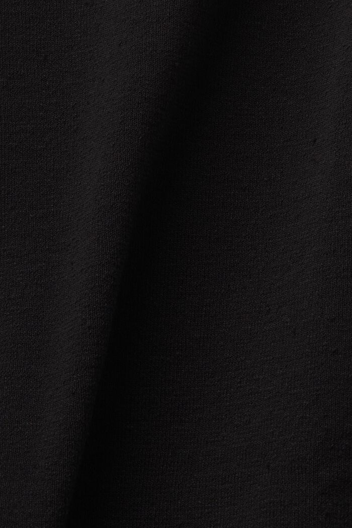Midi sukně ze směsi se lnem, BLACK, detail image number 6