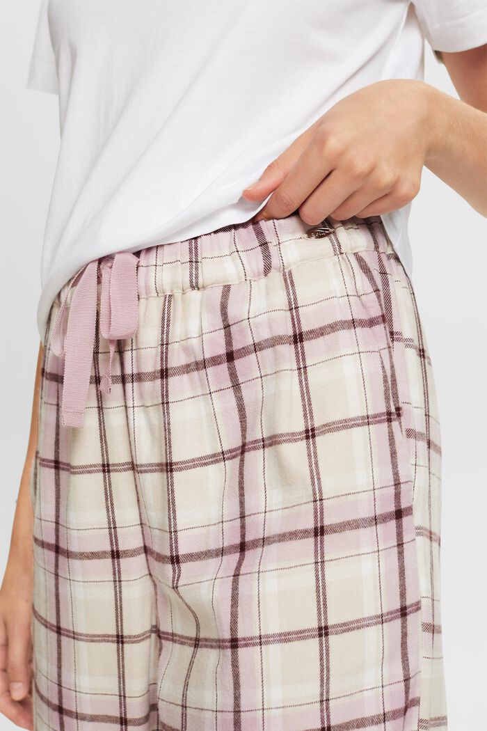 Flanelové pyžamové kalhoty, SAND, detail image number 2