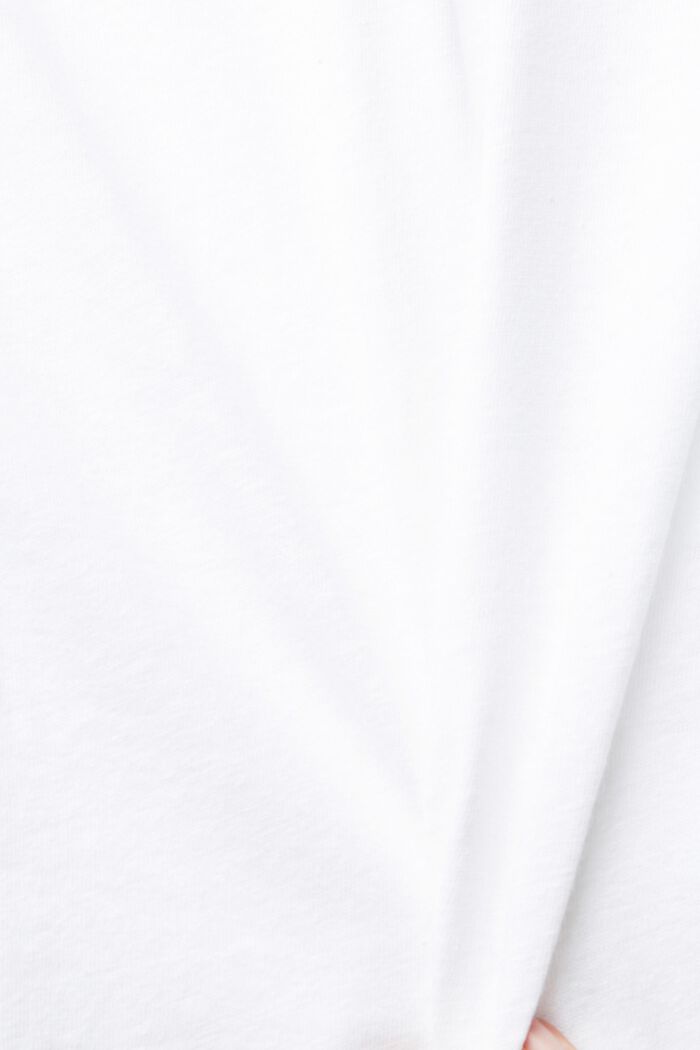 Se lnem: tričko s hlubokými průramky, WHITE, detail image number 4