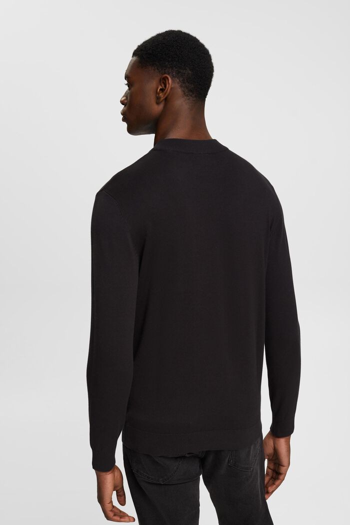 Pletený pulovr, BLACK, detail image number 3