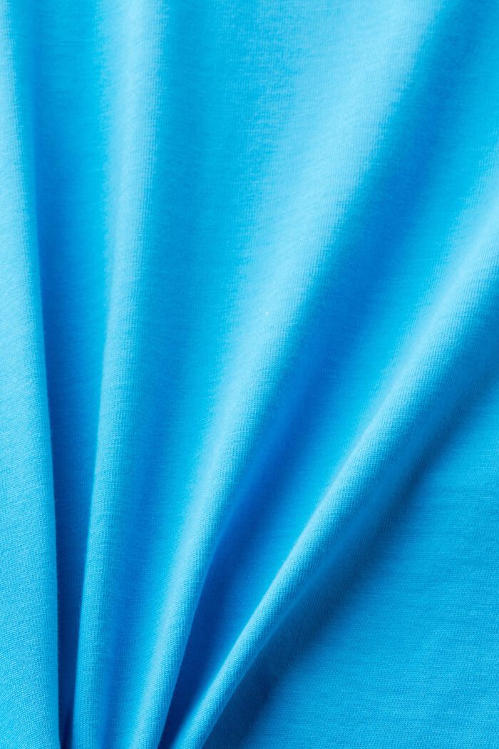 Tričko s kulatým výstřihem a zvýrazněným pasem, BLUE, detail image number 5