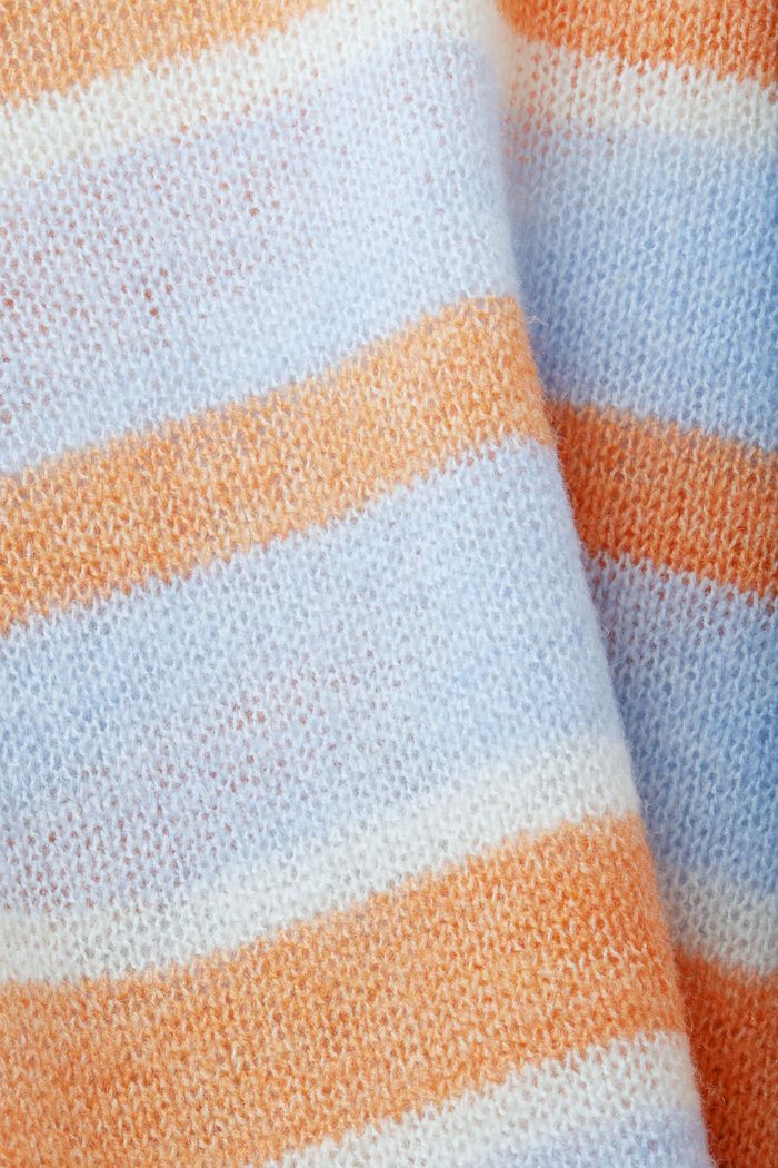 Proužkovaný pletený pulovr, PASTEL BLUE, detail image number 5