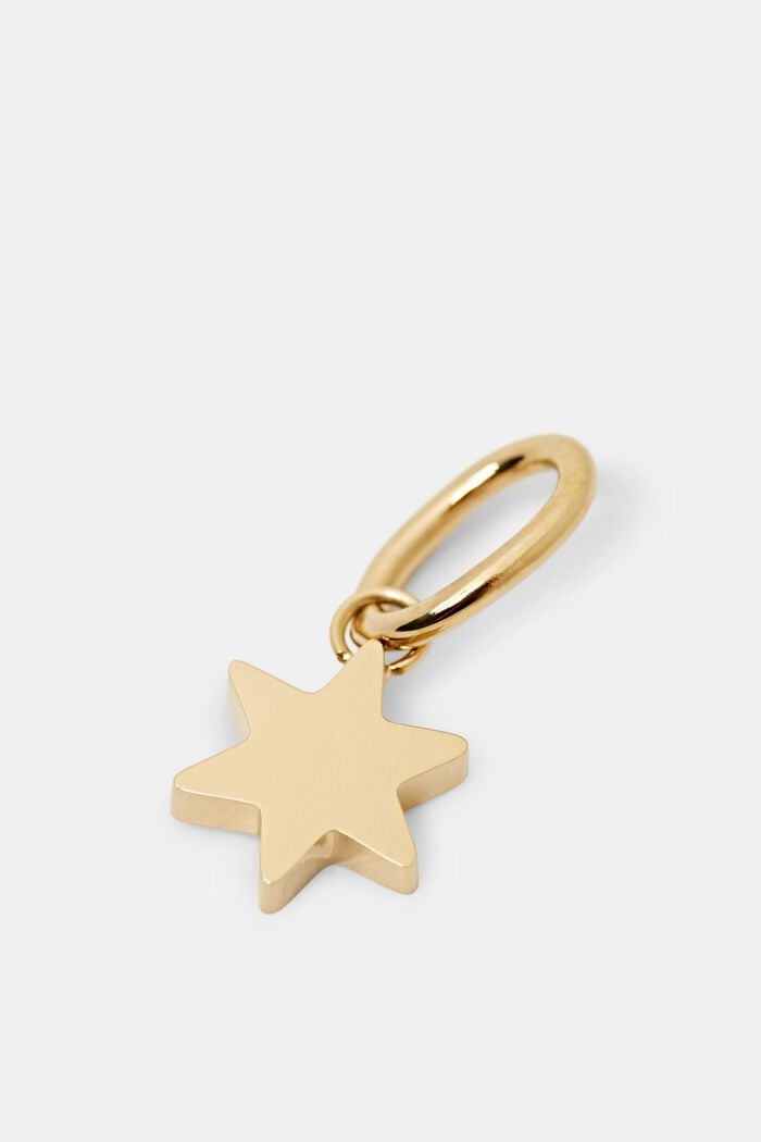 Přívěsek v podobě hvězdy, nerezová ocel, GOLD, detail image number 1