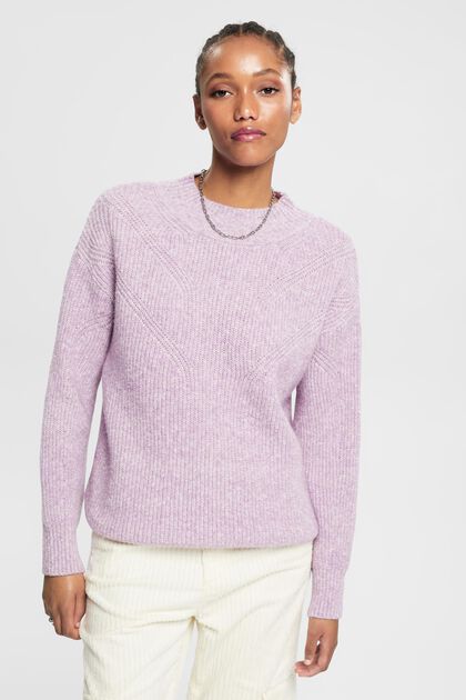 Pletené pulovr z příze Mouliné