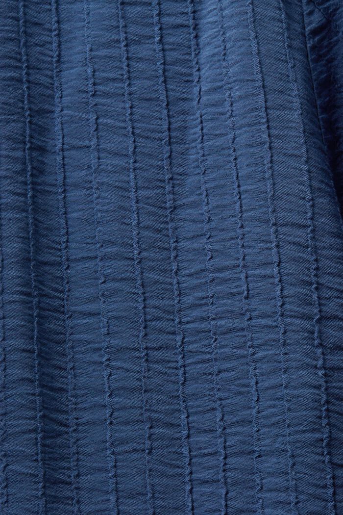 Nařasené texturované minišaty, GREY BLUE, detail image number 5