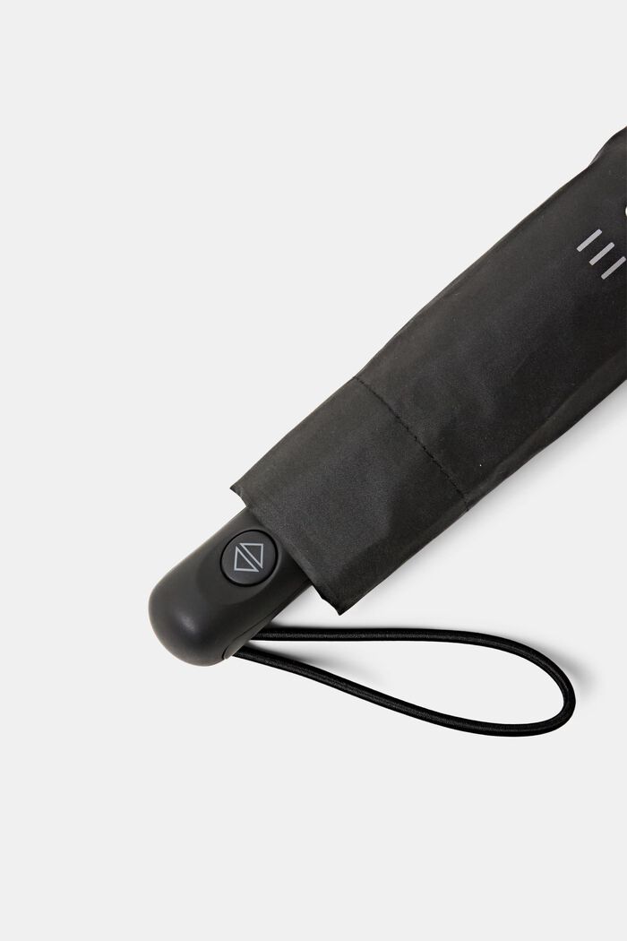 Černý skládací deštník Easymatic slimline, BLACK, detail image number 0