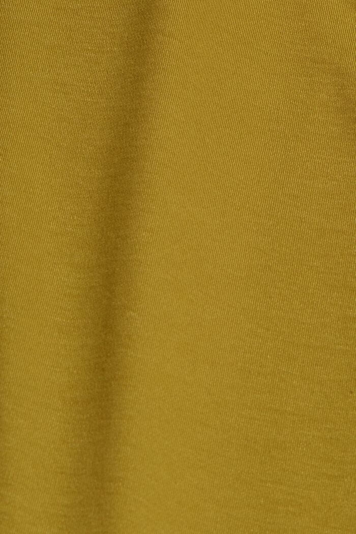 Z materiálu TENCEL™: žerzejové šaty se zadním výstřihem, OLIVE, detail image number 4