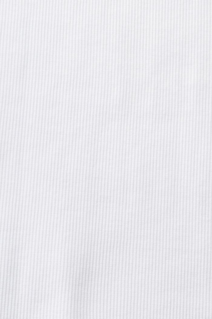 Žebrové tílko, WHITE, detail image number 5