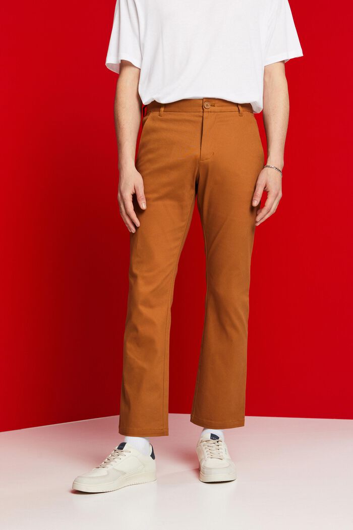 Kalhoty chino, BROWN, detail image number 0