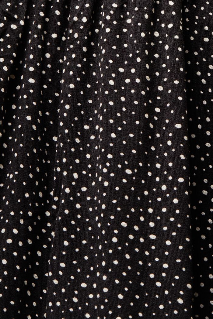 Vzorované šaty, LENZING™ECOVERO™, BLACK, detail image number 4