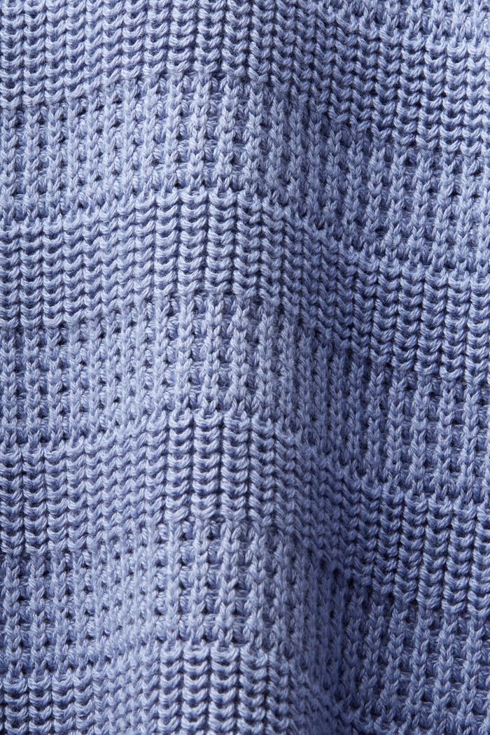 Strukturovaný pulovr s kulatým výstřihem, BLUE LAVENDER, detail image number 5