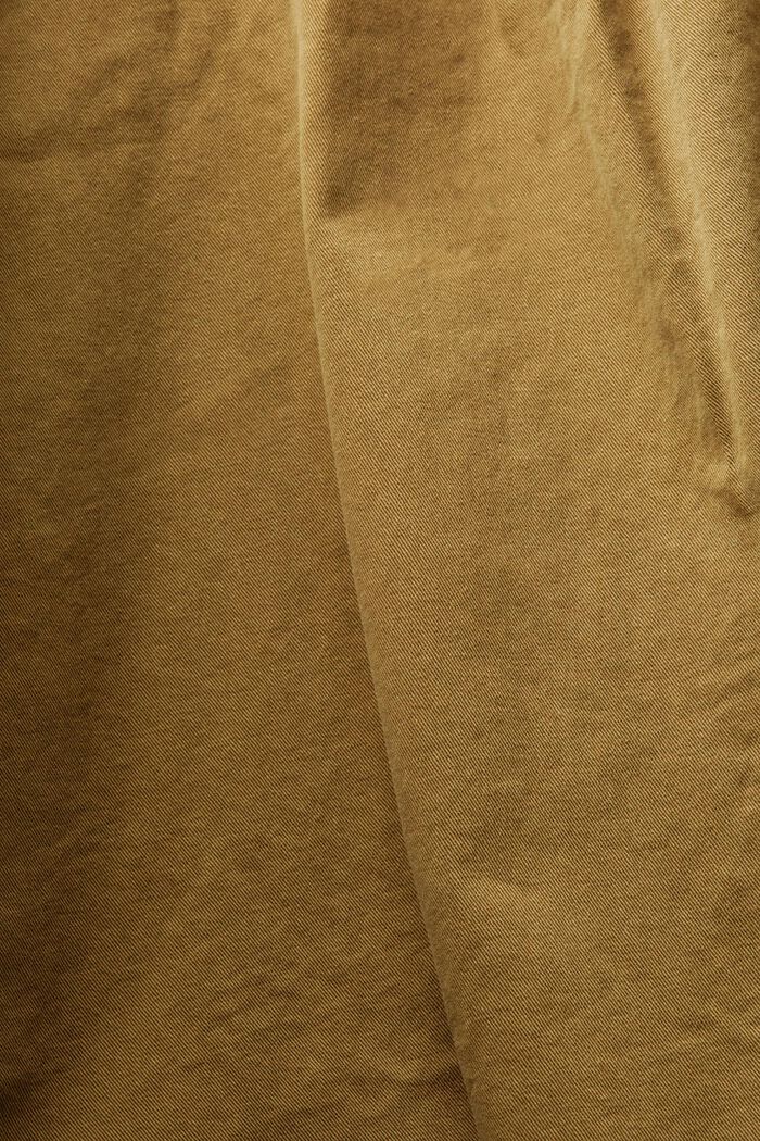 Košilová halenka s dlouhým rukávem, KHAKI GREEN, detail image number 7