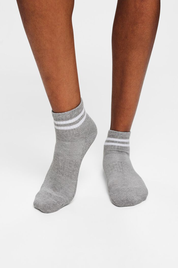 Tenisové ponožky, 2 páry v balení, WHITE/GREY, detail image number 1