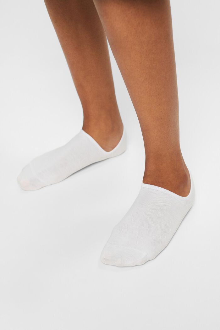 Kotníkové ponožky, 2 páry v balení, WHITE, detail image number 1