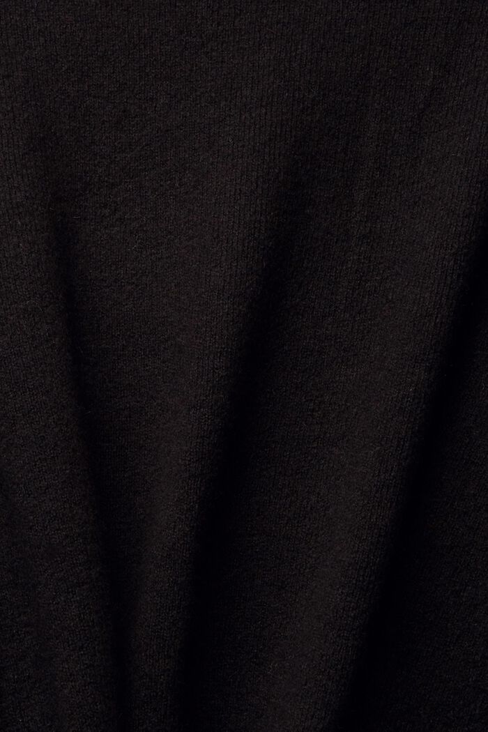 S vlnou: flaušově hebký pulovr, BLACK, detail image number 1