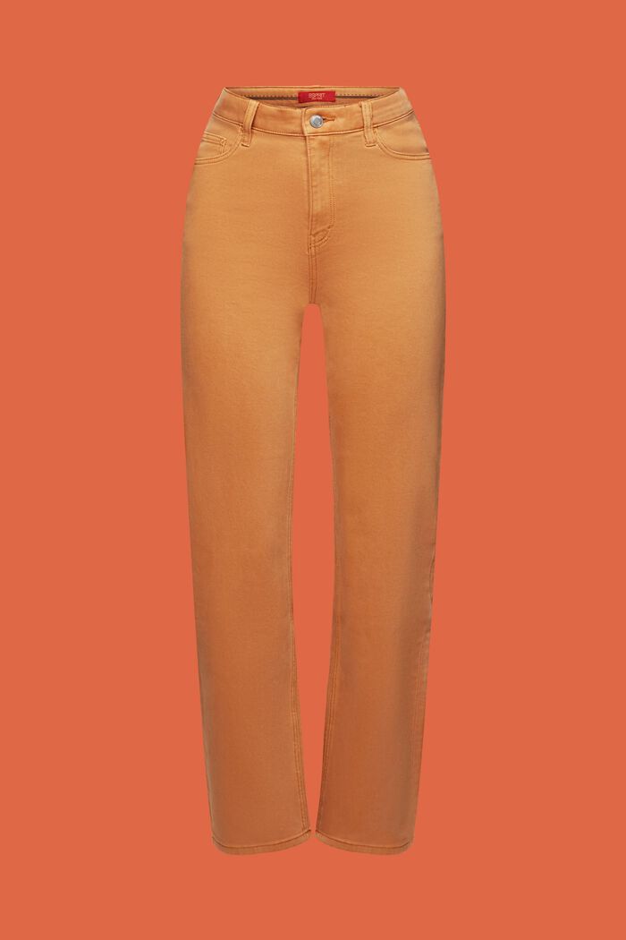 Retro džíny s rovnými straight nohavicemi a vysokým pasem, CAMEL, detail image number 7