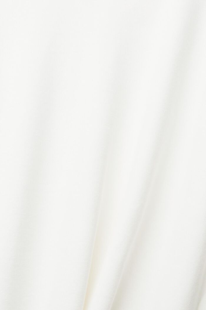 Mikina s kapucí ze směsi s bavlnou, OFF WHITE, detail image number 1