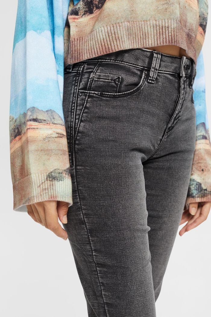 Strečové džíny s úzkým střihem Slim Fit, BLACK MEDIUM WASHED, detail image number 2