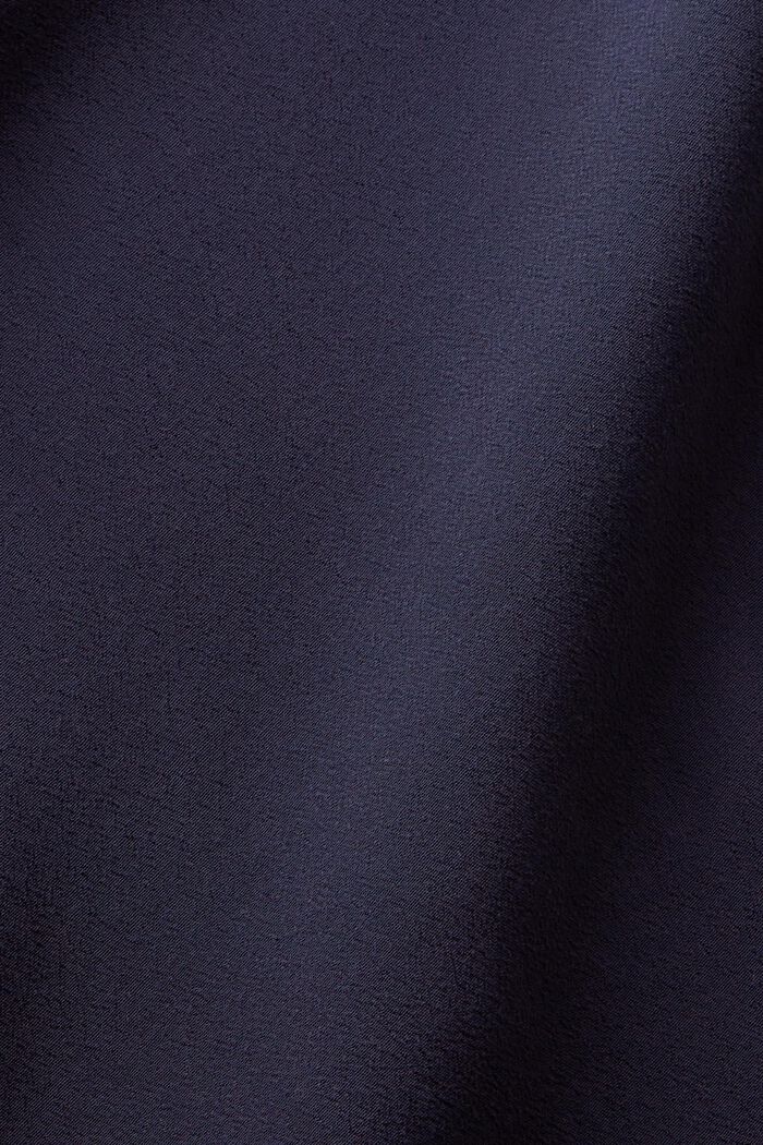 Krepové midi šaty s 3/4 rukávy, NAVY, detail image number 4