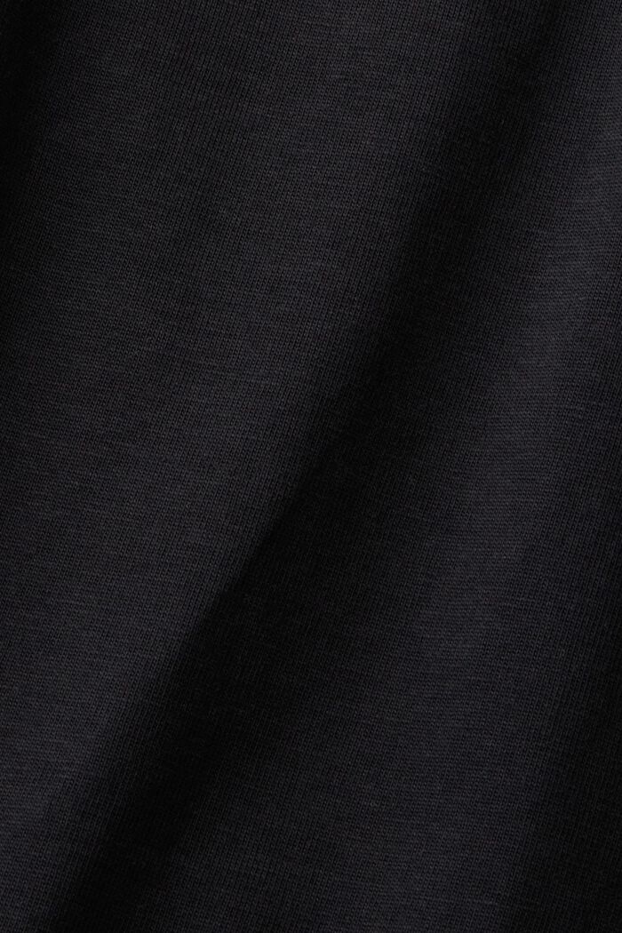 Volné tričko, 100 % bavlna, BLACK, detail image number 6