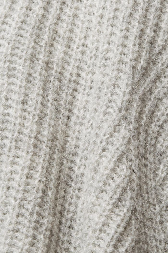 S alpakou: Pletený pulovr, GREY, detail image number 6