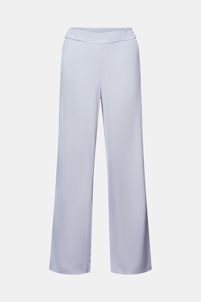 Široké keprové kalhoty bez zapínání, LIGHT BLUE LAVENDER, detail image number 6