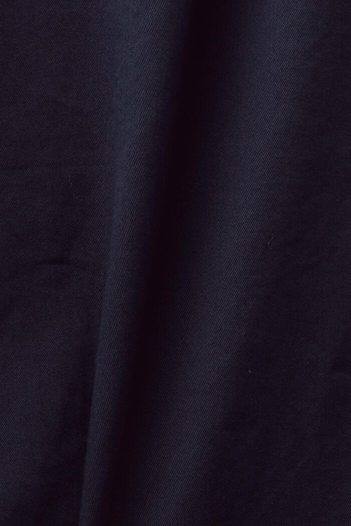 Chino kalhoty z bavlněného streče, NAVY, detail image number 5