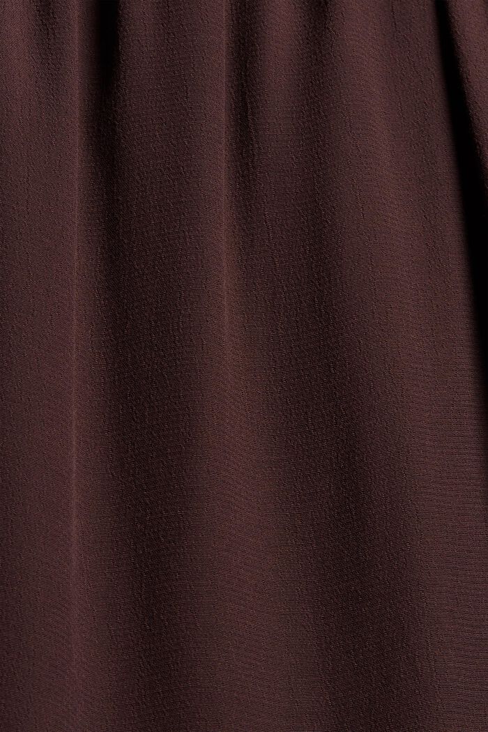Šaty s rýšky, LENZING™ ECOVERO™, BROWN, detail image number 4