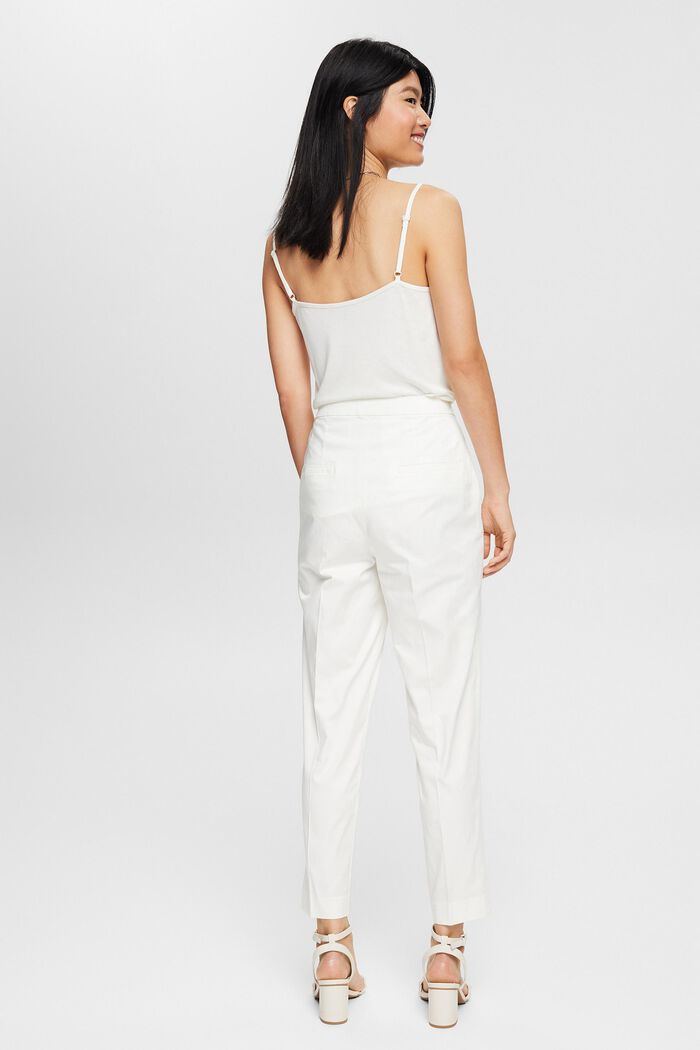 Kalhoty chino z bavlny, WHITE, detail image number 5