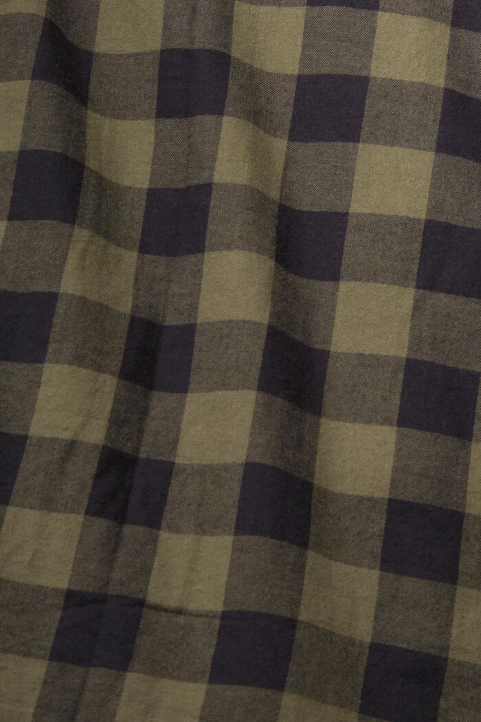 Flanelová košile z udržitelné bavlny s kárem vichy, KHAKI GREEN, detail image number 1