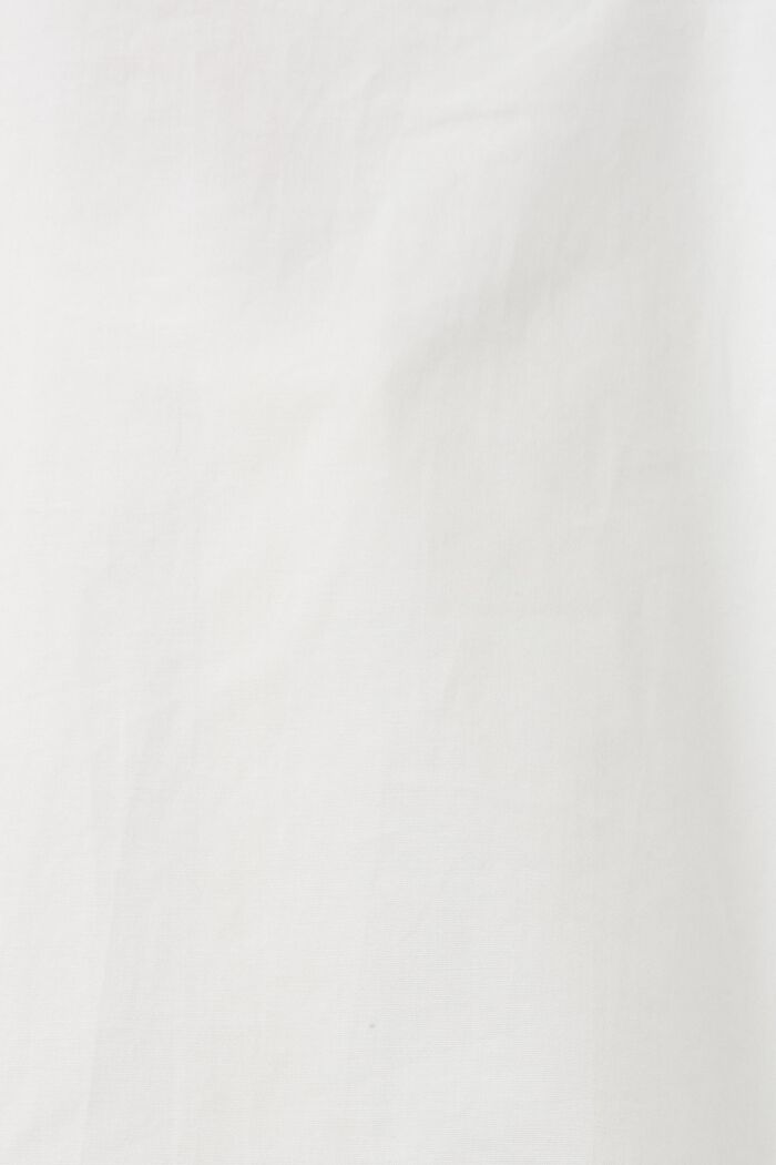 Košile s krátkým rukávem, bavlněný popelín, OFF WHITE, detail image number 7